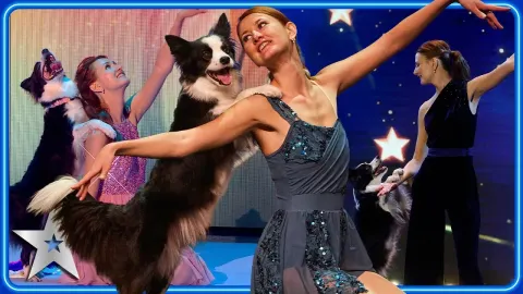 Anastasiia and Her Dancing Dog Salsa Deliver an Unforgettable Performance on BGT