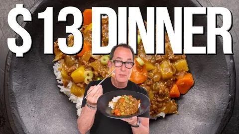 Budget Japanese Curried Beef With Potatoes and Carrots for a Family of Four