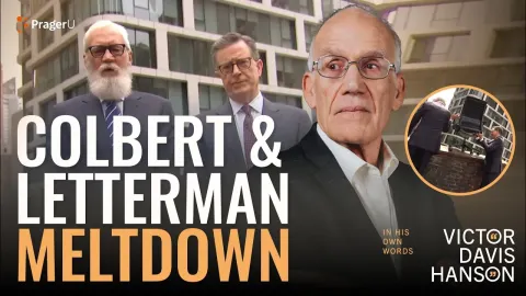 Colbert and Letterman Destroy CBS Property in Final Show Meltdown