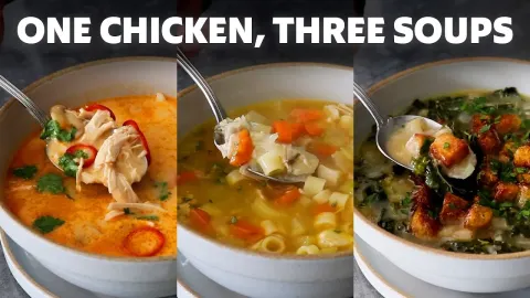 How to Turn One Chicken into Three Distinct Soups with Chef John
