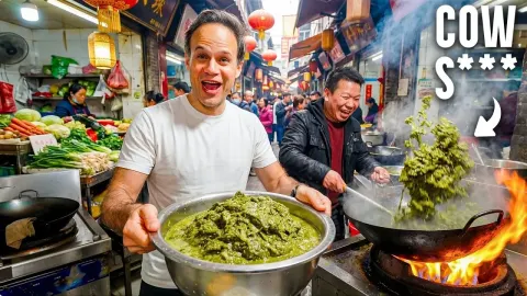 Extreme Chinese Street Food: From Cow Dung Hotpot to Penis Barbecue