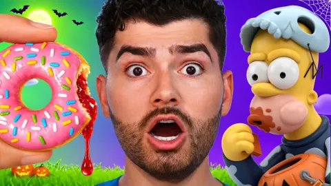 Tasting Cursed Simpsons Foods to Find Out Which One Is Worst for Your Teeth