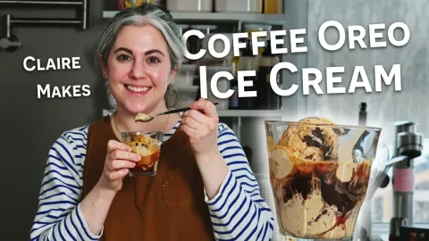Coffee Oreo Ice Cream Recipe by Claire Saffitz