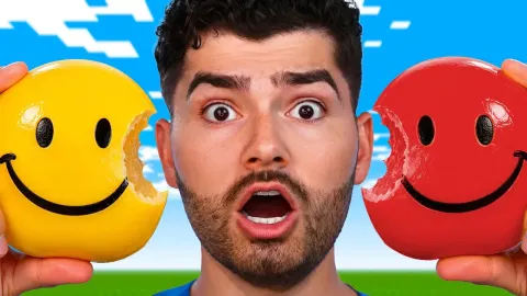 Eating Emojis in Minecraft to Find Which One Causes Cavities