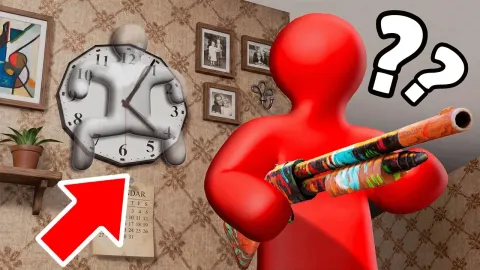 Meccha Chameleon Hide and Seek in an Art Gallery Is Pure Chaos