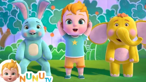 Fun Animal Dance Song for Kids to Learn Body Parts