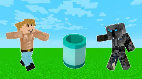 Two Brothers Take on a Chaotic Minecraft Challenge Map