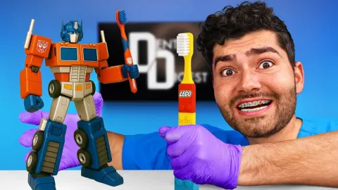 Lego Toothbrush Challenge Tests Cavity Fighting and Candy Making