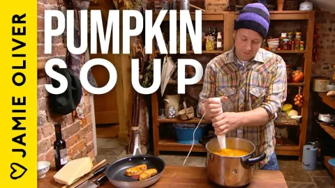 Jamie Oliver's Easy Pumpkin Soup Recipe for a Silky Smooth Bowl