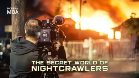 Inside the High-Stakes World of Nightcrawlers Who Film Breaking News After Dark