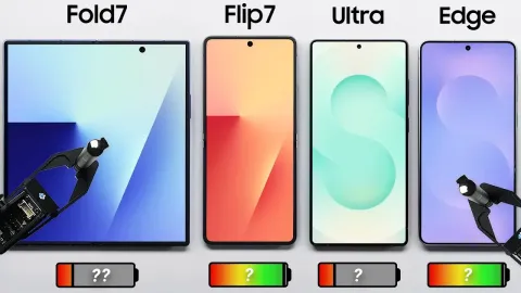 Samsung Flip 7 and Fold 7 Battery Test Reveals Surprising Results