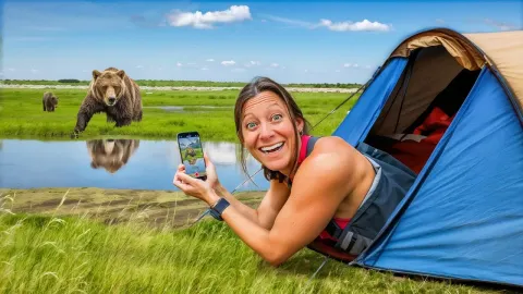 Camping Among Alaska's Wild Brown Bears: A 4-Day Adventure in Katmai National Park