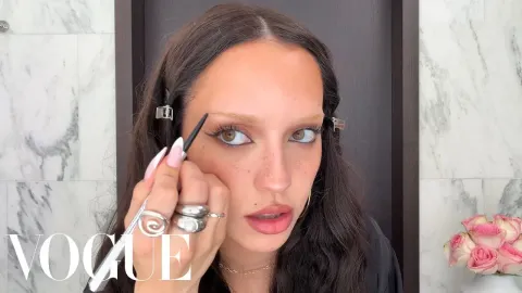 KATSEYE Star Daniela Shares Her Everyday Makeup and Skincare Routine With Bleached Brows