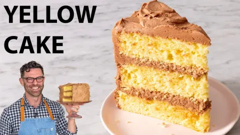 Fluffy and Tender Yellow Cake Recipe for Perfect Birthday Celebrations