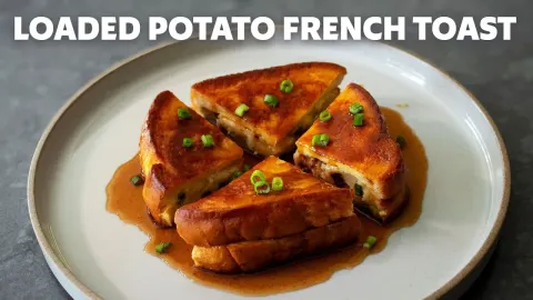 Loaded Baked Potato Stuffed French Toast Recipe for an Unforgettable Brunch