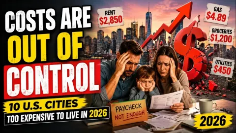 10 U.S. Cities Where Even Six-Figure Salaries Struggle to Keep Up in 2026