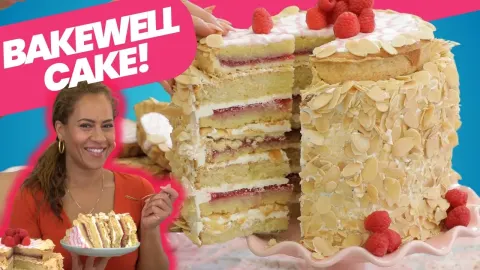 How to Make a Classic Bakewell Tart with Blueberry and Raspberry Layers