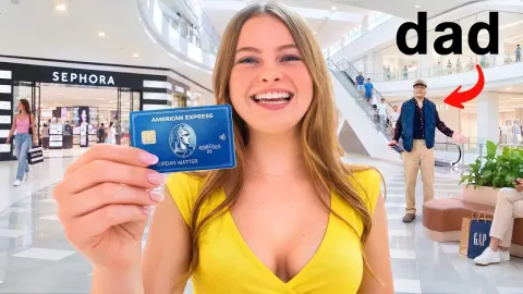 Dad Tracks Daughter Spending His Credit Card in a Wild Mall Challenge