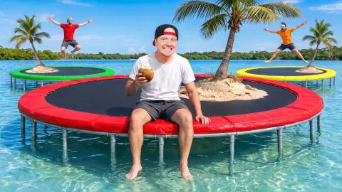 50 Creative Trampoline Hacks That Turn It Into a Deserted Island and More