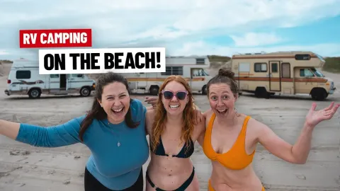 Camping Right on the Beach in Texas: A Thrilling RV Adventure at Padre Island