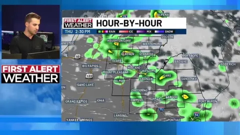 Storm Chances Return to Mid Michigan on Thursday