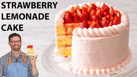 How to Make a Strawberry Lemonade Cake That Melts in Your Mouth