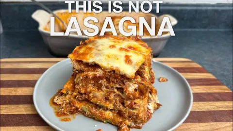 How to Make a Low Carb Horizontal Spaghetti Loaf That Tastes Like Lasagna