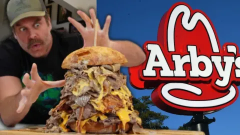 Building a Massive 10-Pound Arby's Beef 'N Cheddar Sandwich