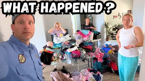 Family Returns to California After Hawaii Move: Sorting Through a Mountain of Clothes