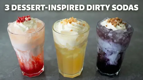 Turn Classic Desserts Into Refreshing Dirty Sodas With These Three Recipes