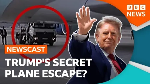 Trump Secretly Boarded Backup Jet via Catering Truck After Iran Threat at NATO Summit