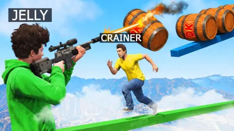 GTA 5 Players Turn Donkey Kong into a Sniper vs Runner Battle