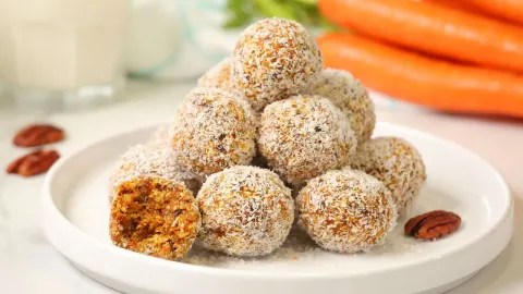 Healthy Carrot Cake Energy Bites: A No-Bake Easter Treat