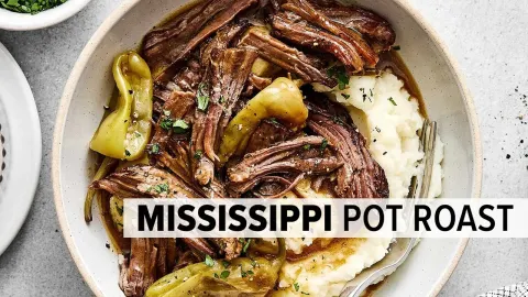 Mississippi Pot Roast Made Completely From Scratch Without Store-Bought Packets