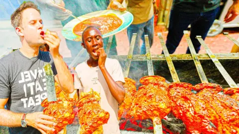 Inside Mombasa's Record-Breaking Whole Cow BBQ and Swahili Street Food Scene