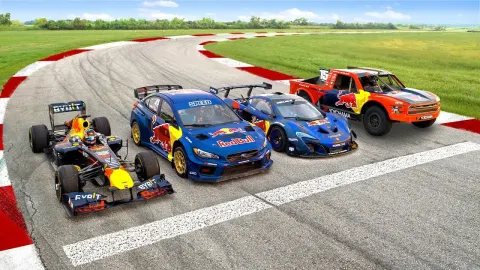 Formula 1, Rally, Drift Car and Truck Compete in an Ultimate Race