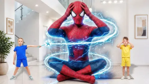 Superhero Toys Come to Life in a Fun House Adventure