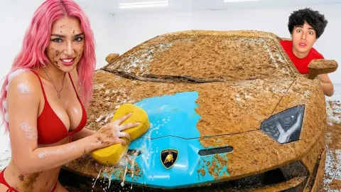 Win a Custom Lamborghini by Cleaning It in a High-Stakes Competition