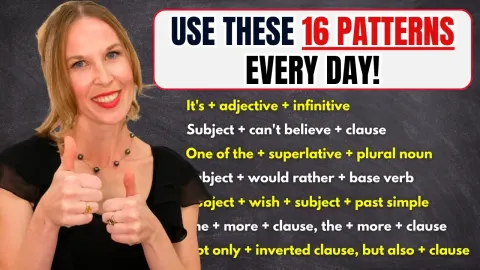 Master Everyday English Patterns to Speak Fluently
