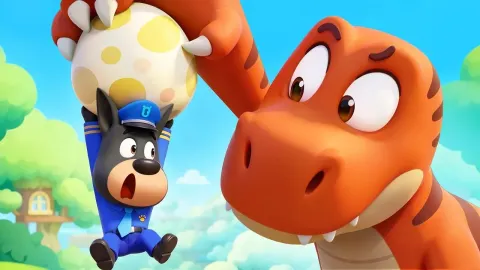Sheriff Labrador Investigates the Missing Dinosaur Egg in a Thrilling Safety Adventure