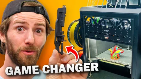 How a Single 3D Printer Eliminates All Filament Waste From Multi-Color Prints
