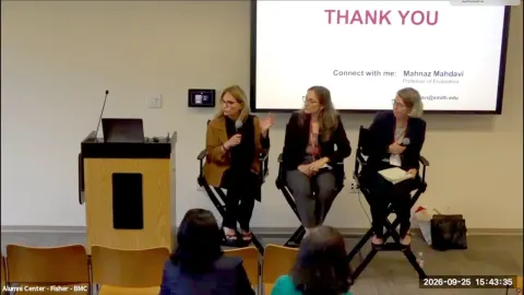 Money and Women Session Explores Financial Strategies and Course Success