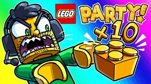 Lego Party Game Chaos Friends Compete for Funniest Moments