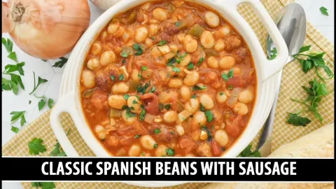 Spanish Beans With Sausage Recipe That Beats Pork and Beans in 30 Minutes