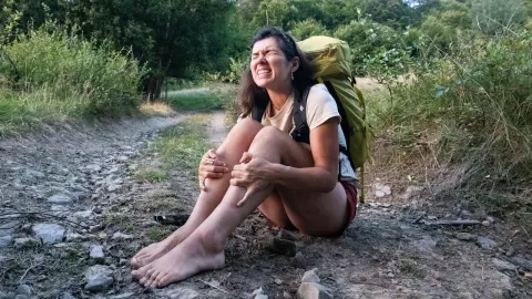 Hiking 27 Miles Barefoot Through Mountain Terrain