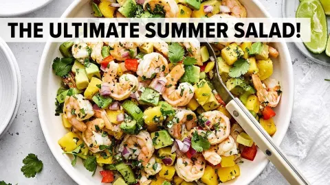 Mango Avocado Shrimp Salad Recipe for a Light and Refreshing Summer Meal