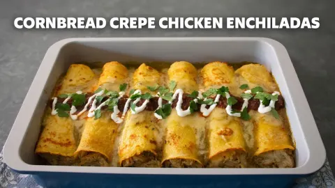 Cornbread Crepe Chicken Enchiladas A Unique Twist on a Classic Dish