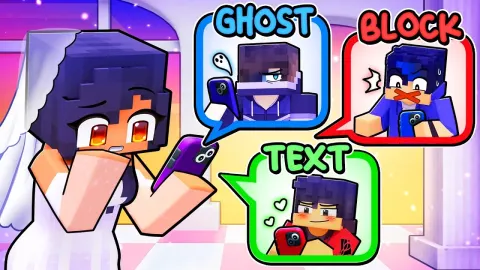Minecraft Ghost Block Text Challenge: Hilarious Outfits and Chaos