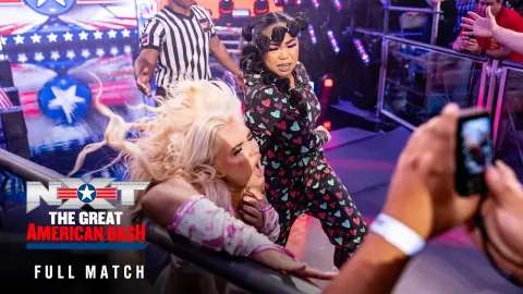 Tiffany Stratton Defeats Wendy Choo in a Wild NXT Great American Bash Match