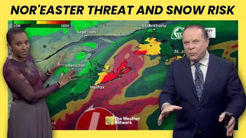 Nor'easter Snow Risk and Plummeting Temperatures Across Eastern Canada